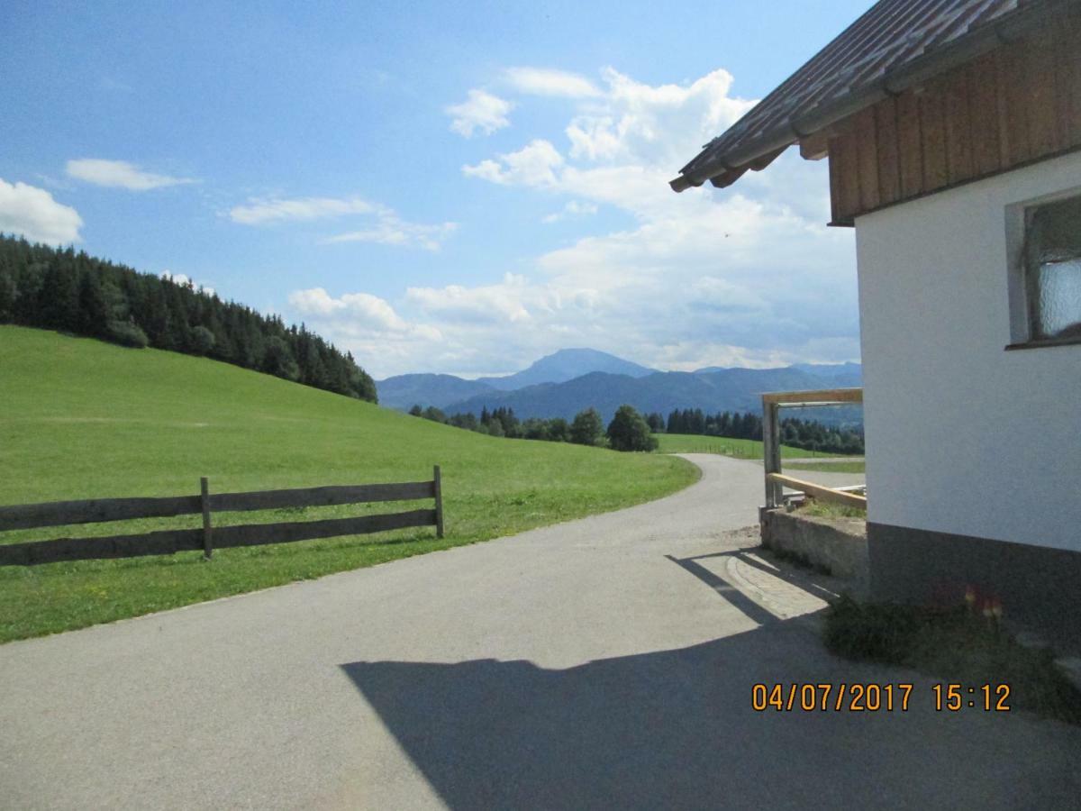 Oetscherblick Fam Winter Frankenfels Buitenkant foto