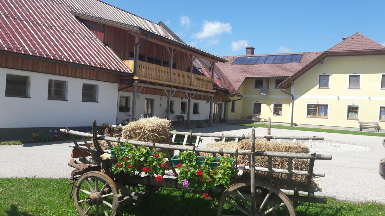 Oetscherblick Fam Winter Frankenfels Buitenkant foto